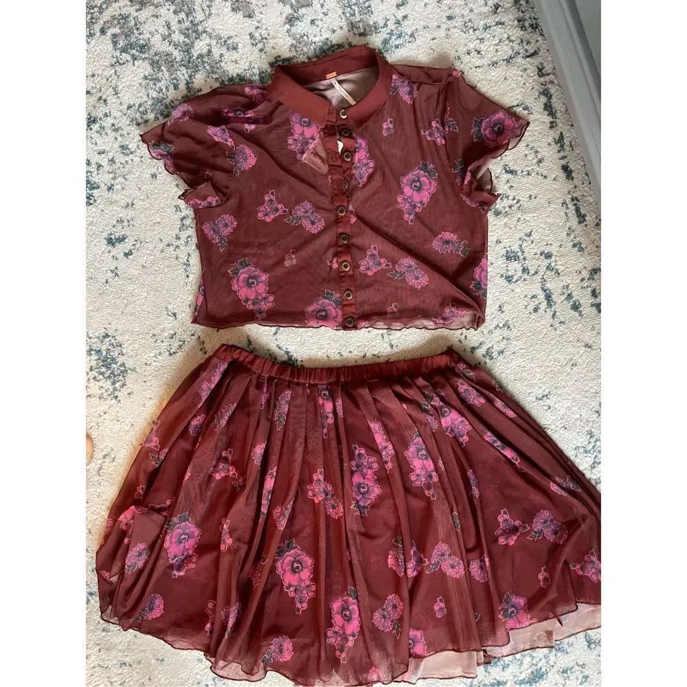 FREE PEOPLE - Florence Mesh Set size Small - Picture 3 of 10
